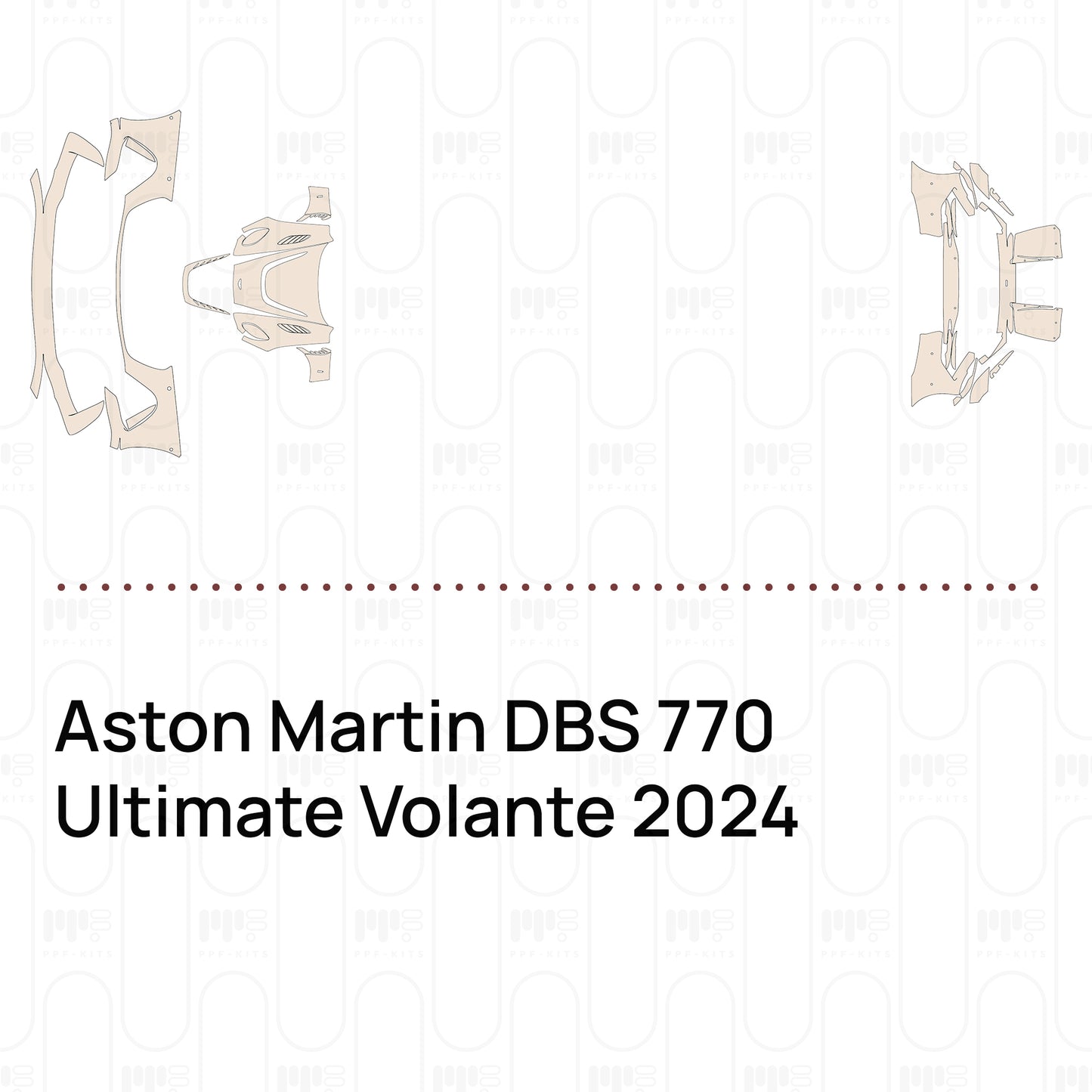 PPF prédécoupé Aston Martin DBS 770 Ultimate Volante 2024