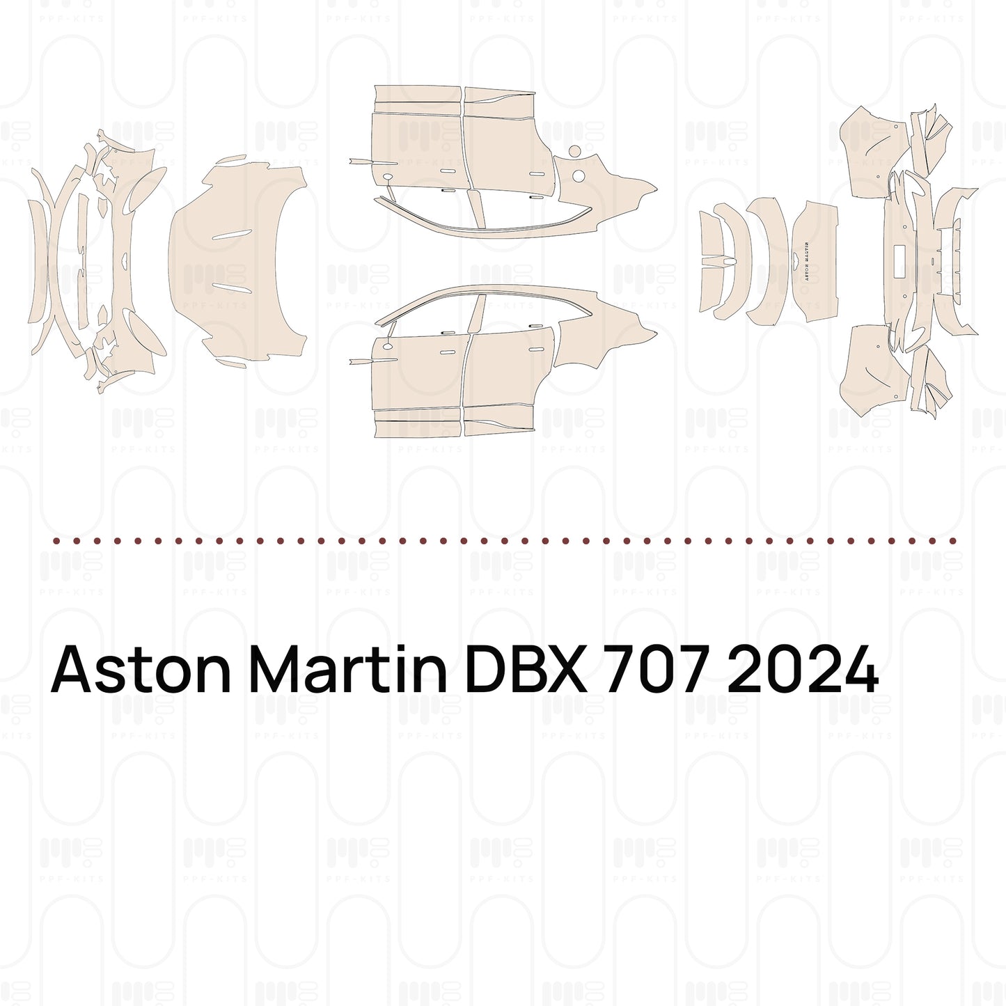 PPF prédécoupé Aston Martin DBX 707 2024