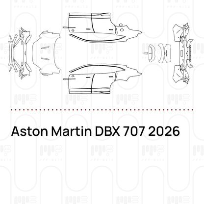 PPF prédécoupé Aston Martin DBX 707 2026