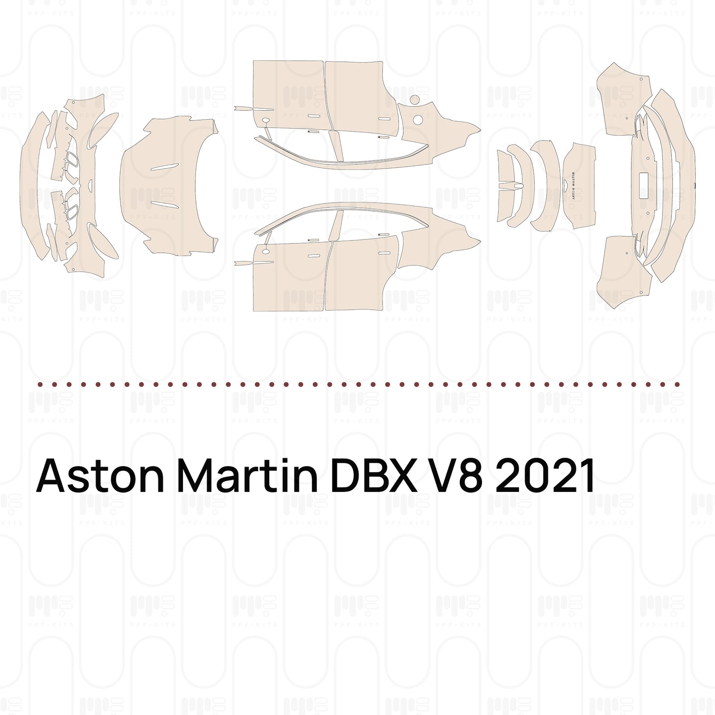 PPF prédécoupé Aston Martin DBX V8 2021