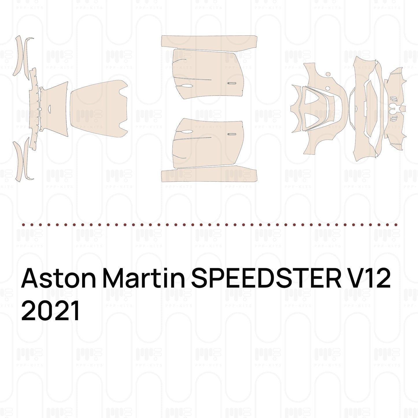 PPF prédécoupé Aston Martin SPEEDSTER V12 2021