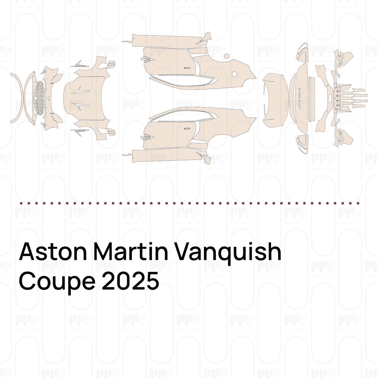 PPF prédécoupé Aston Martin Vanquish Coupe 2025