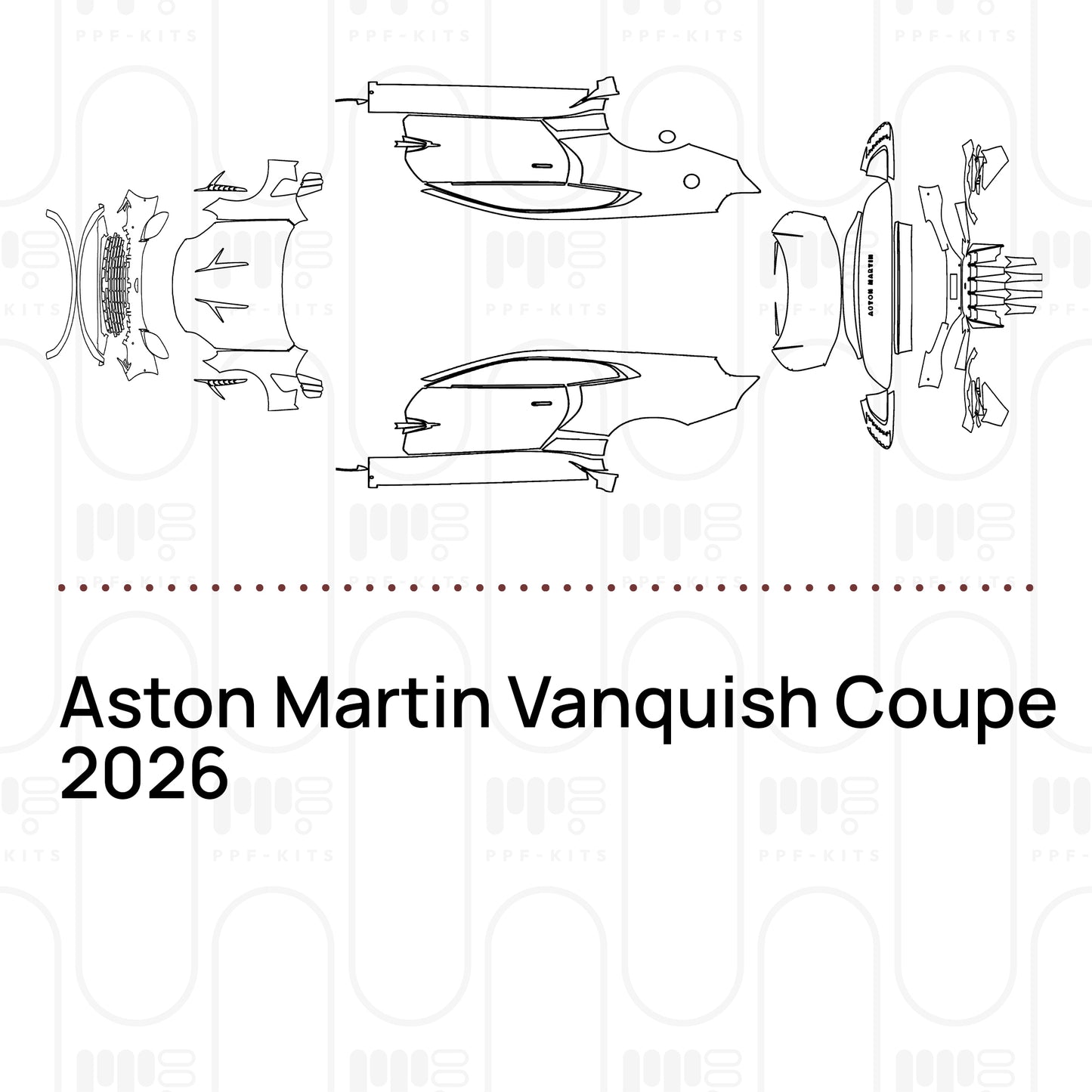 PPF prédécoupé Aston Martin Vanquish Coupe 2026