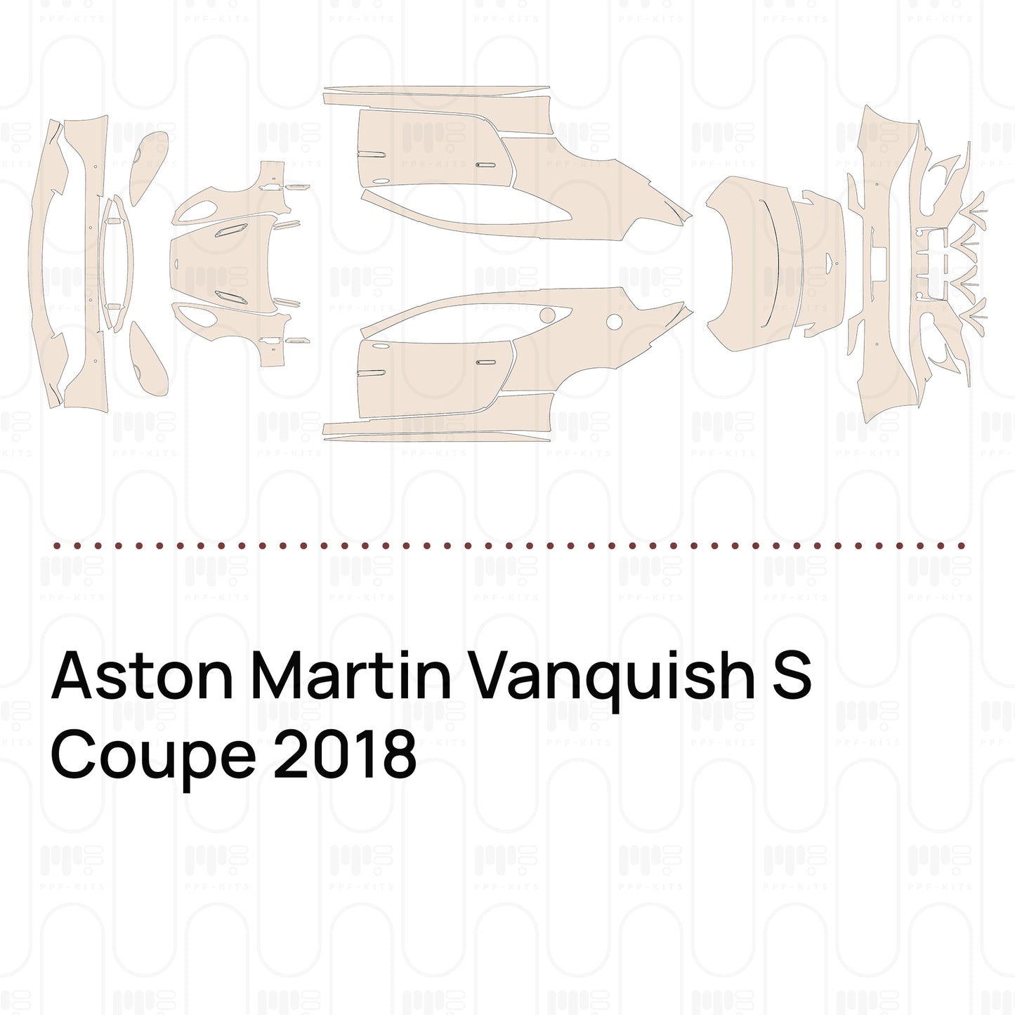 PPF prédécoupé Aston Martin Vanquish S Coupe 2018