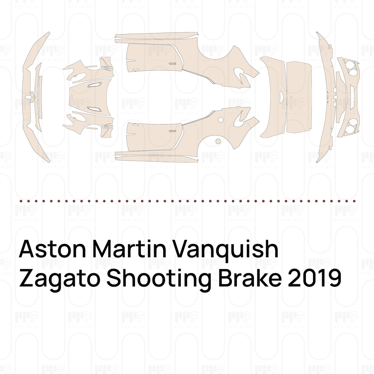 PPF prédécoupé Aston Martin Vanquish Zagato Shooting Brake 2019