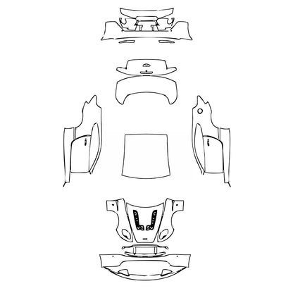 Pre-Cut PPF Aston Martin Vantage V12 Coupe 2014 - PPF-Kits