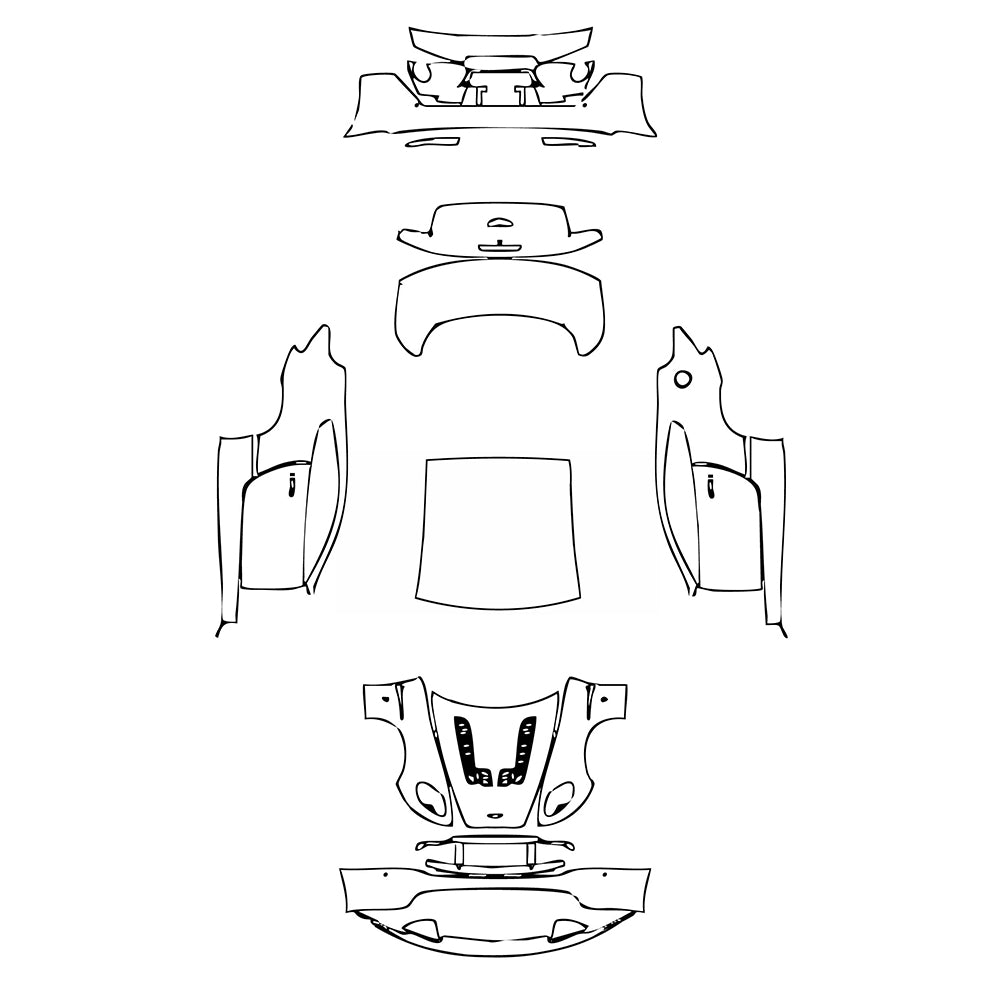 Pre-Cut PPF Aston Martin Vantage V12 Coupe 2016 - PPF-Kits