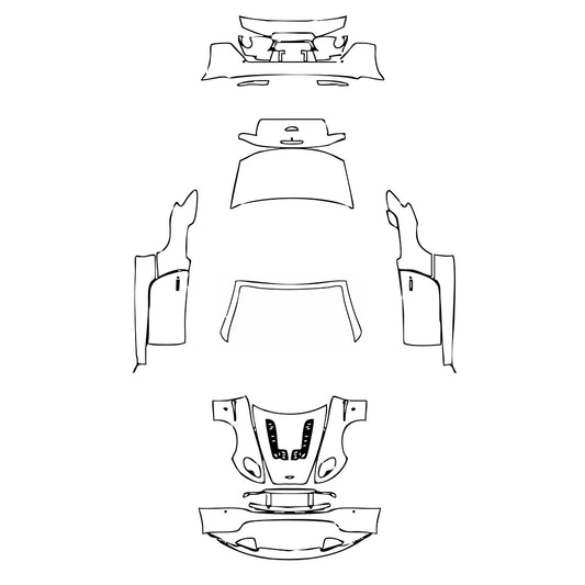 Pre-Cut PPF Aston Martin Vantage V12 Roadster 2016 - PPF-Kits