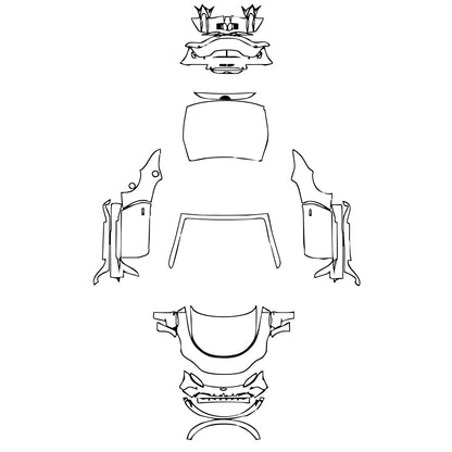 Pre-Cut PPF Aston Martin Vantage V12 Roadster 2022 - PPF-Kits