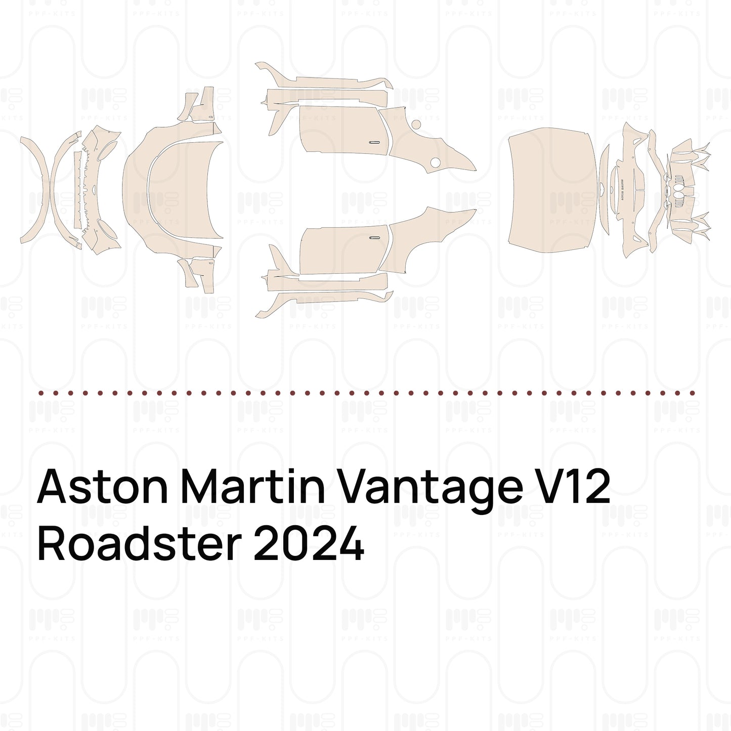 PPF prédécoupé Aston Martin Vantage V12 Roadster 2024