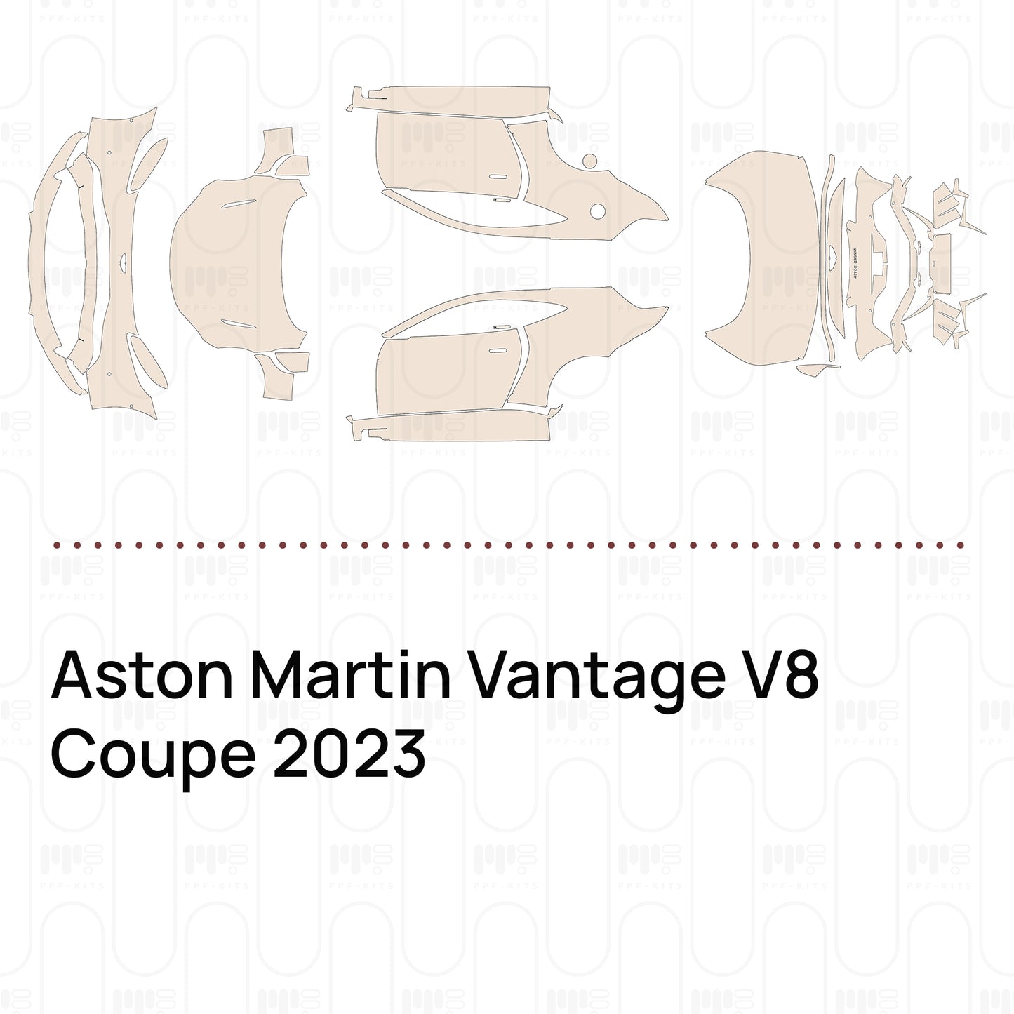 PPF prédécoupé Aston Martin Vantage V8 Coupe 2023
