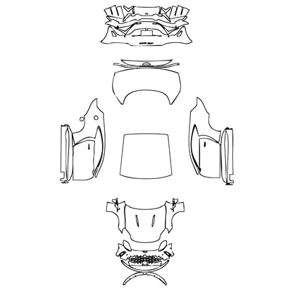 Pre-Cut PPF Aston Martin Vantage V8 Coupe 2025 - PPF-Kits