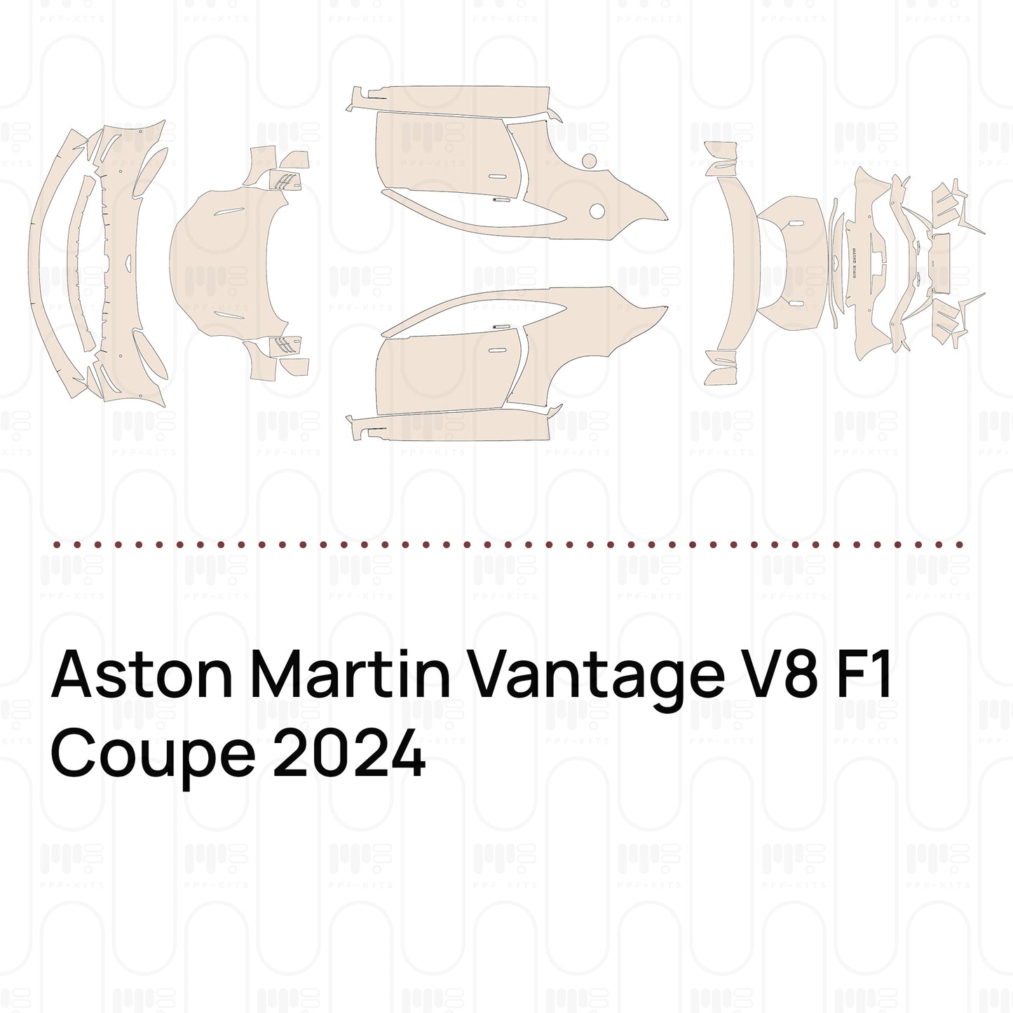 PPF prédécoupé Aston Martin Vantage V8 F1 Coupe 2024