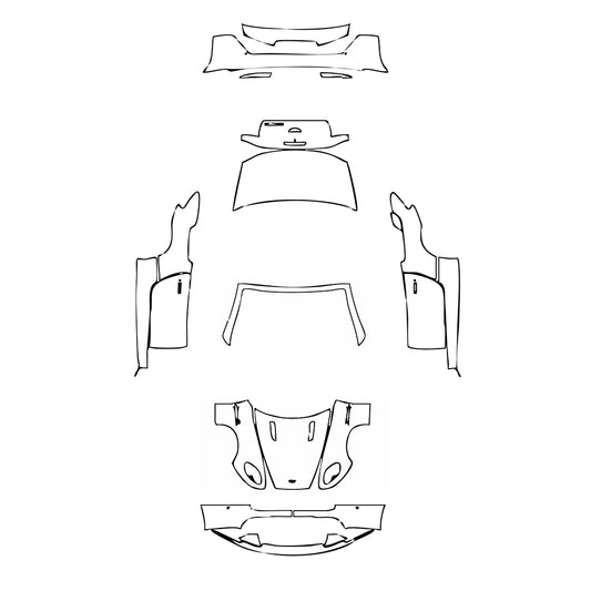 Pre-Cut PPF Aston Martin Vantage V8 Roadster 2014 - PPF-Kits