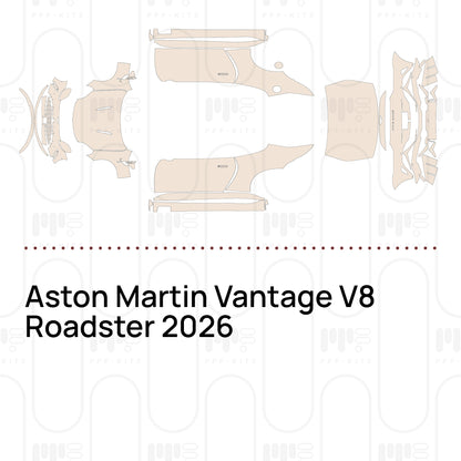 PPF prédécoupé Aston Martin Vantage V8 Roadster 2026