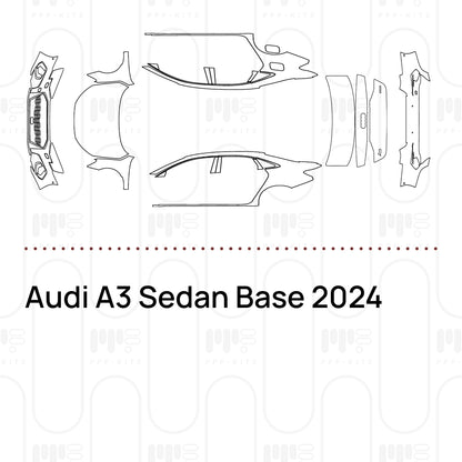PPF prédécoupé Audi A3 Sedan Base 2024