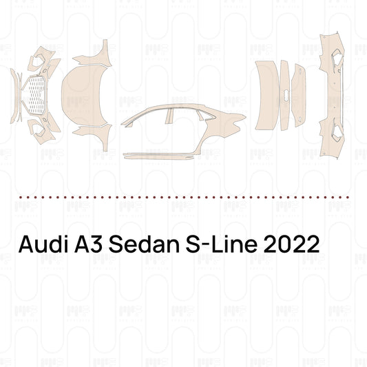 PPF prédécoupé Audi A3 Sedan S-Line 2022