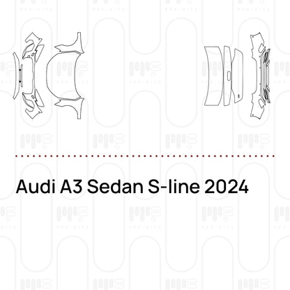 PPF prédécoupé Audi A3 Sedan S-line 2024