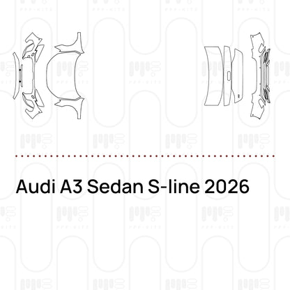 Pre-Cut PPF Audi A3 Sedan S-line 2026