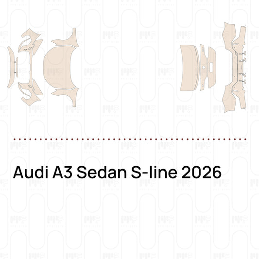 PPF prédécoupé Audi A3 Sedan S-line 2026