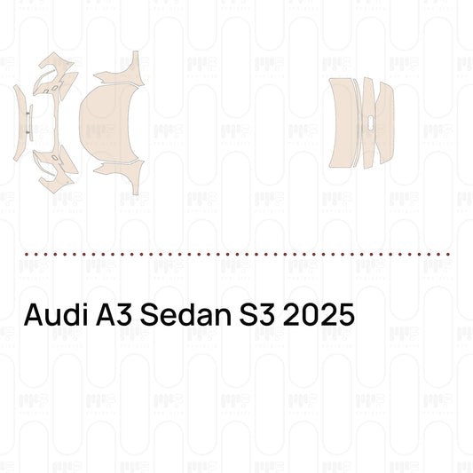 PPF prédécoupé Audi A3 Sedan S3 2025