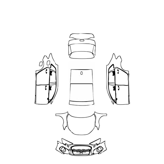 Pre-Cut PPF Audi A3 Sportback Base 2021 - PPF-Kits