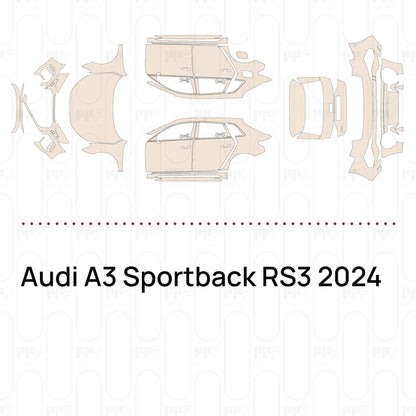 PPF prédécoupé Audi A3 Sportback RS3 2024