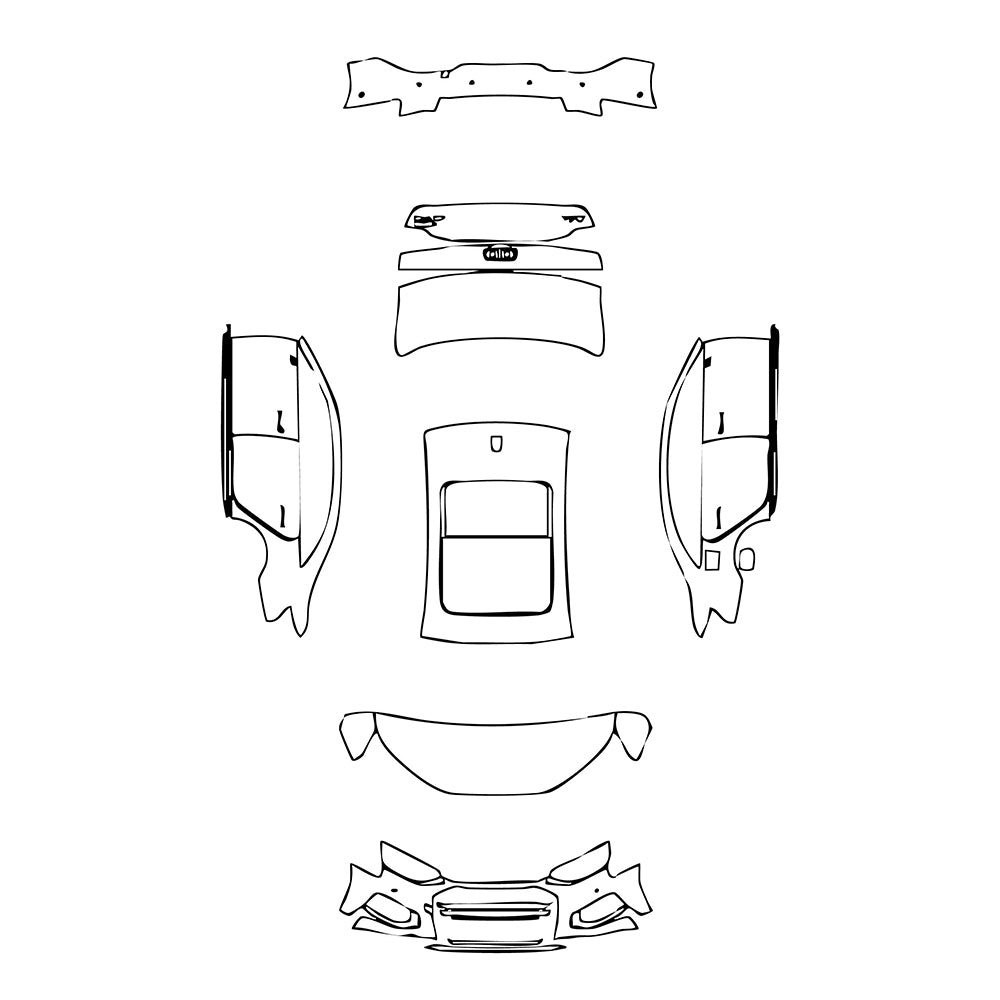 Pre-Cut PPF Audi A4 A4L Saloon Sedan Base 2023 - PPF-Kits