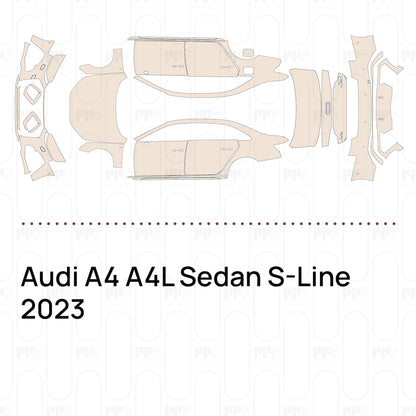 PPF prédécoupé Audi A4 A4L Sedan S-Line 2023