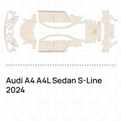 PPF prédécoupé Audi A4 A4L Sedan S-Line 2024