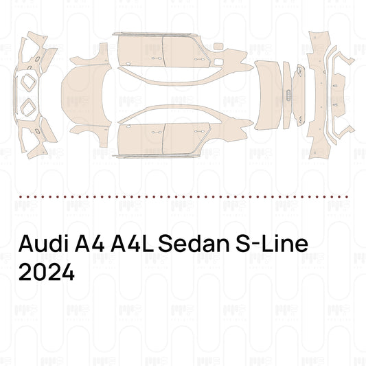 PPF prédécoupé Audi A4 A4L Sedan S-Line 2024