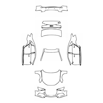 Pre-Cut PPF Audi A4 S4 Saloon Sedan 2017 - PPF-Kits