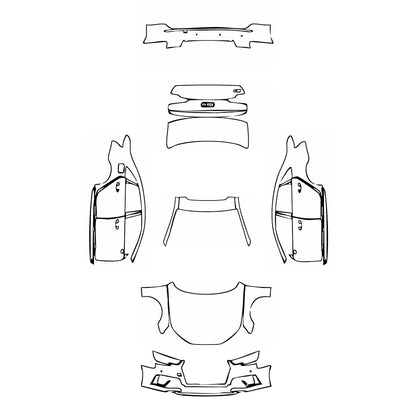 Pre-Cut PPF Audi A4 S4 Saloon Sedan 2019 - PPF-Kits