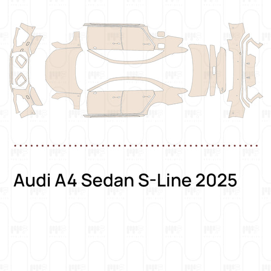 PPF prédécoupé Audi A4 Sedan S-Line 2025