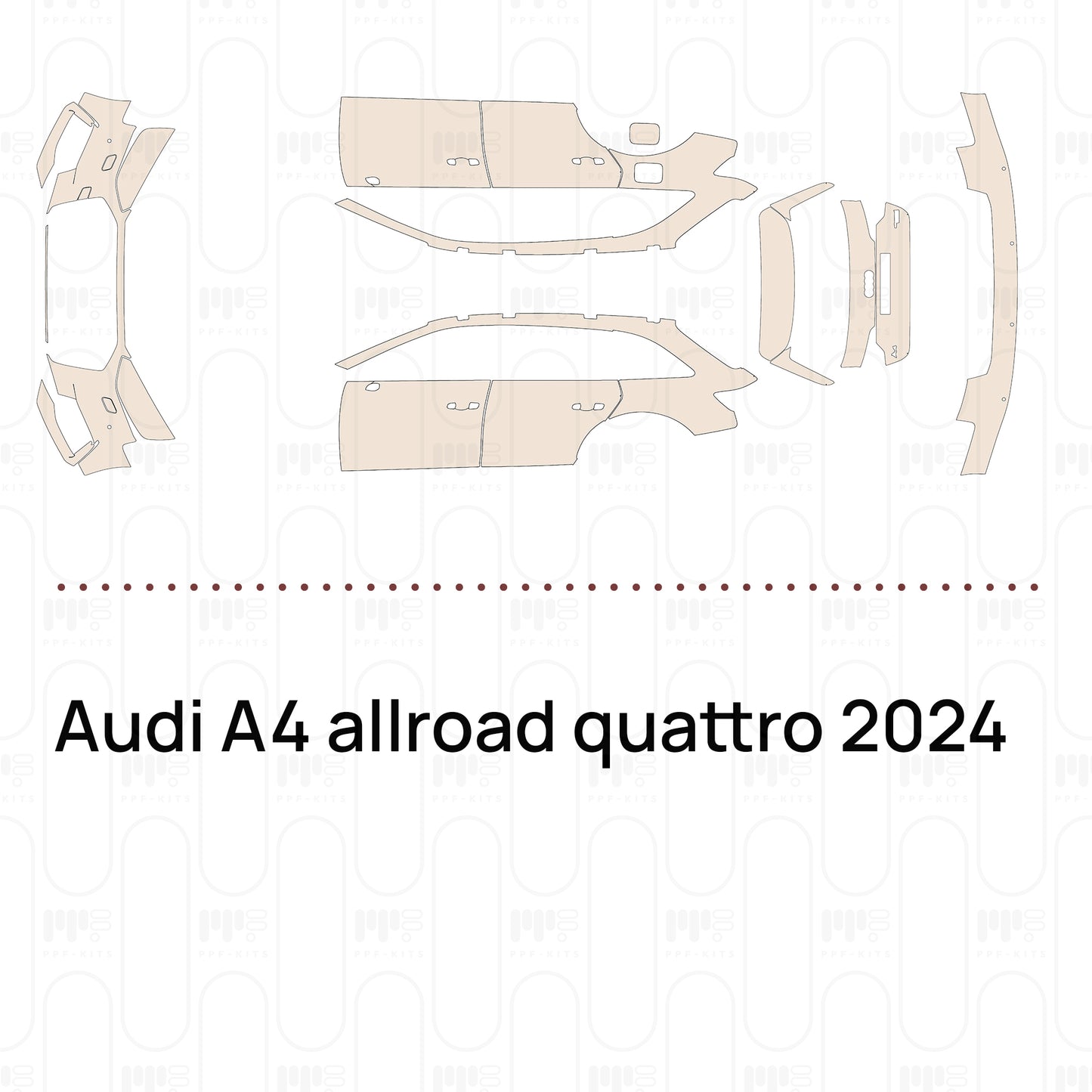 PPF prédécoupé Audi A4 allroad quattro 2024