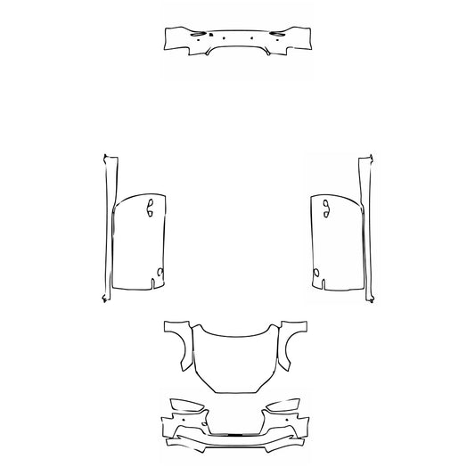 Pre-Cut PPF Audi A5 A5 Cabriolet S-line 2019 - PPF-Kits