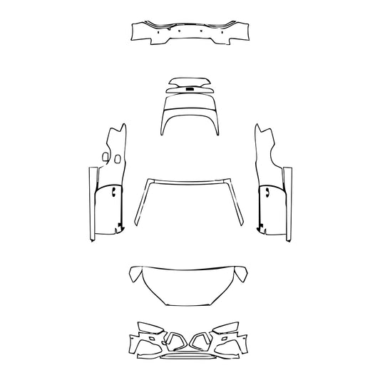 Pre-Cut PPF Audi A5 A5 Cabriolet S-line 2021 - PPF-Kits