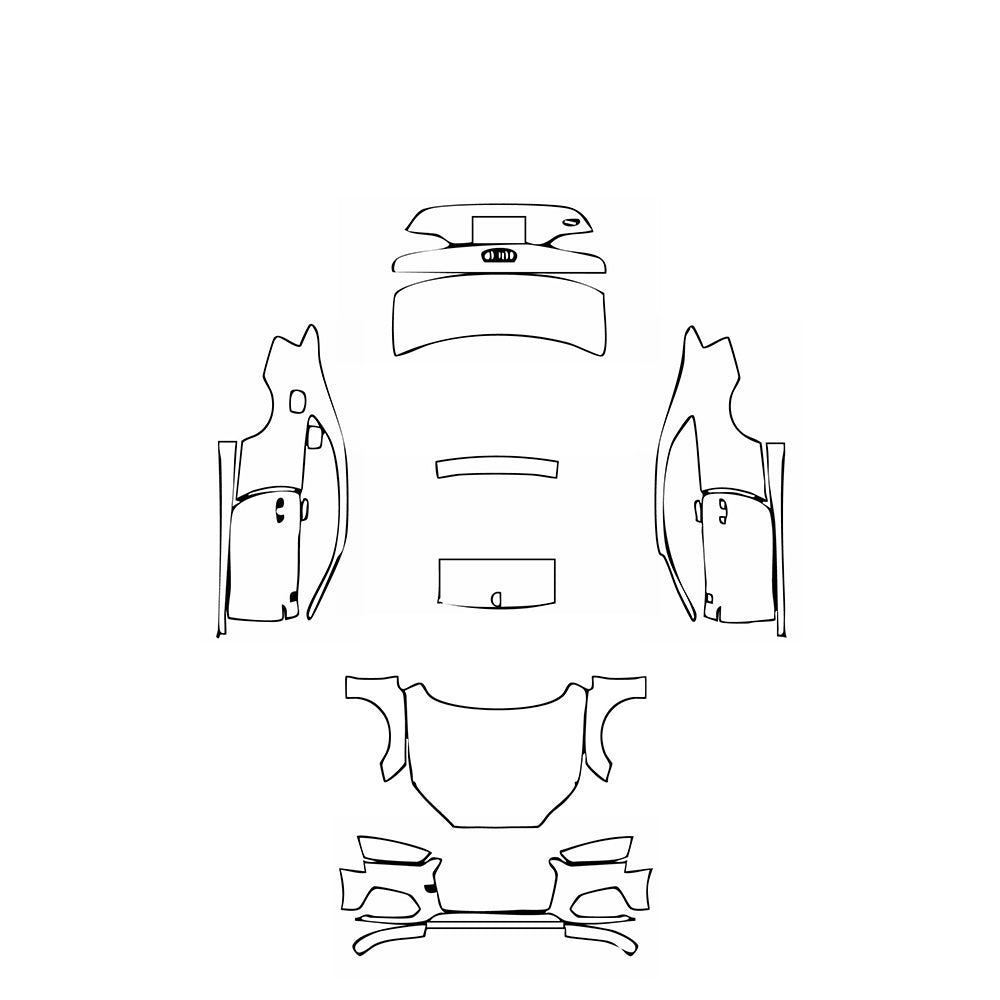 Pre-Cut PPF Audi A5 A5 Coupe Base 2017 - PPF-Kits