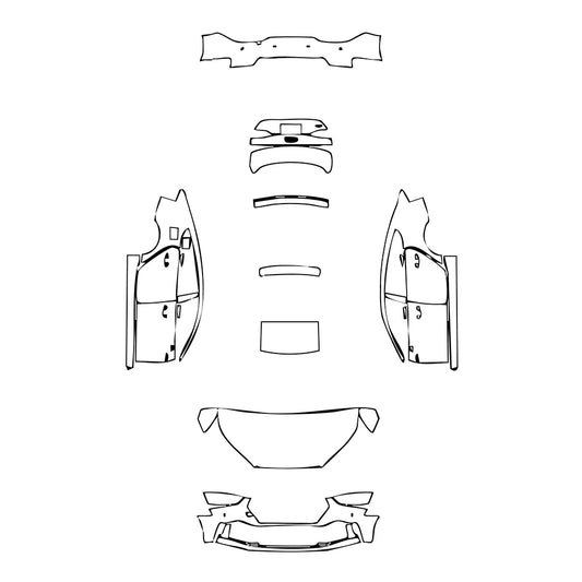 Pre-Cut PPF Audi A5 A5 Sportback Base 2021 - PPF-Kits
