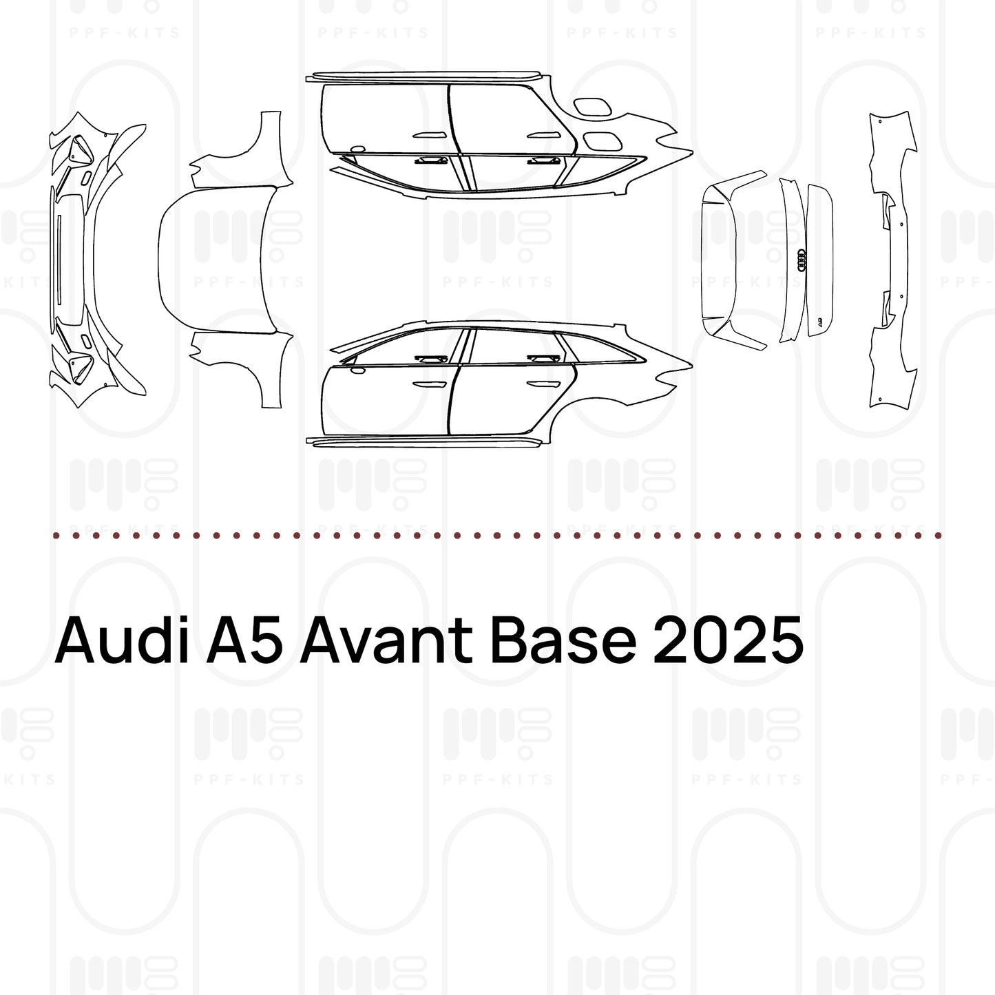 PPF prédécoupé Audi A5 Avant Base 2025