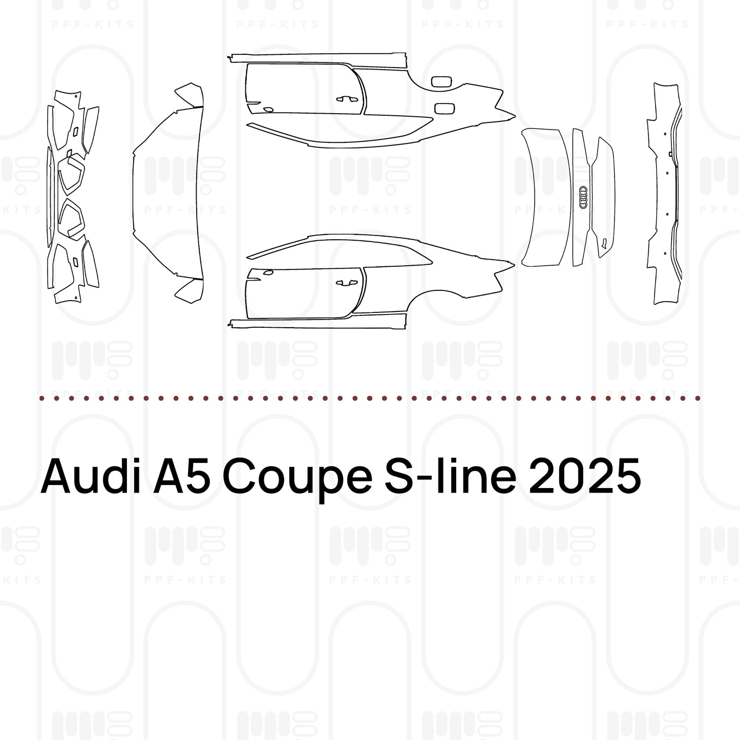 PPF prédécoupé Audi A5 Coupe S-line 2025