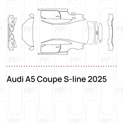 PPF prédécoupé Audi A5 Coupe S-line 2025