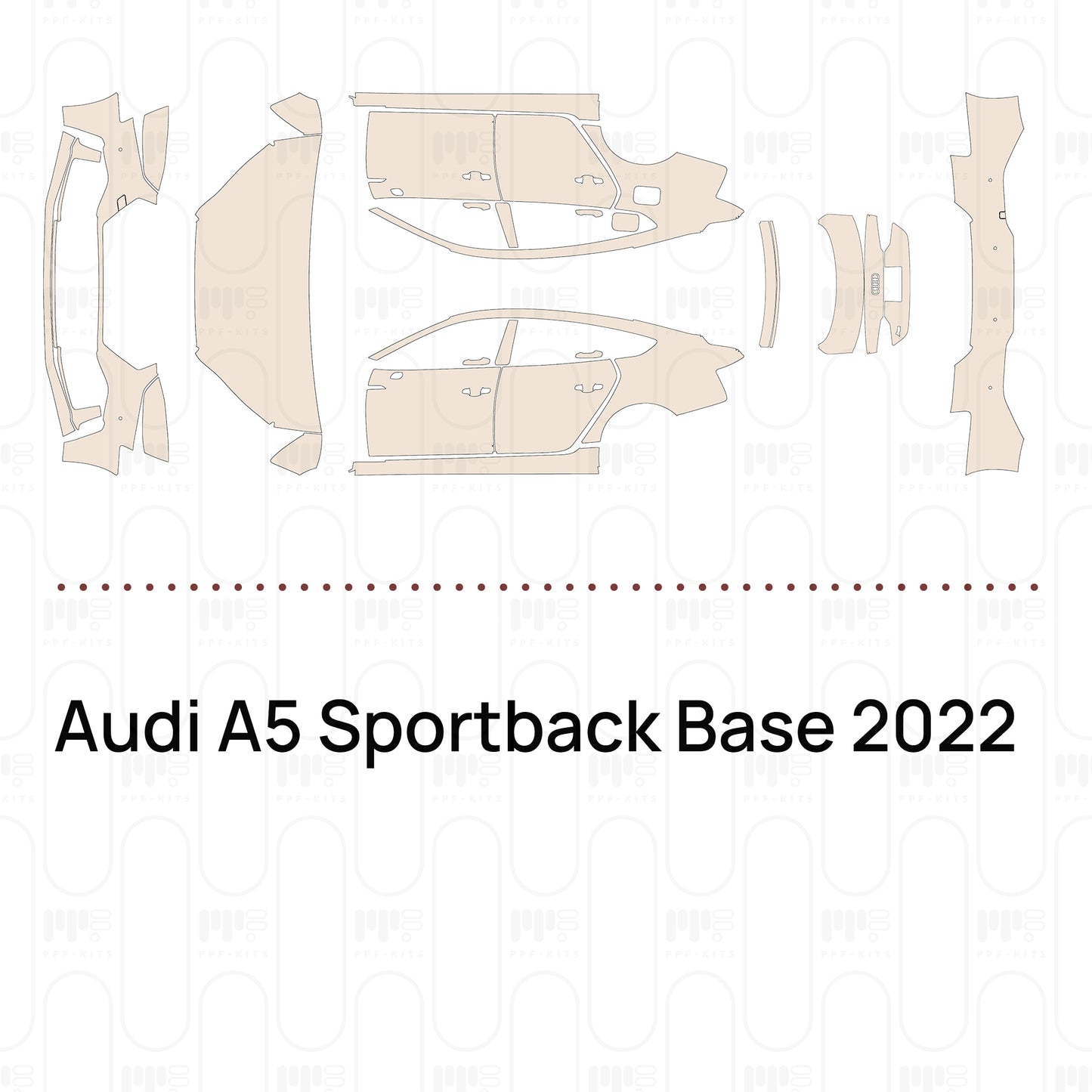 PPF prédécoupé Audi A5 Sportback Base 2022