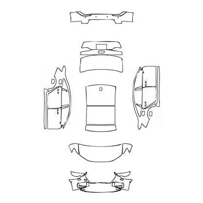 Pre-Cut PPF Audi A6 A6L TFSI e S-Line 2022 - PPF-Kits