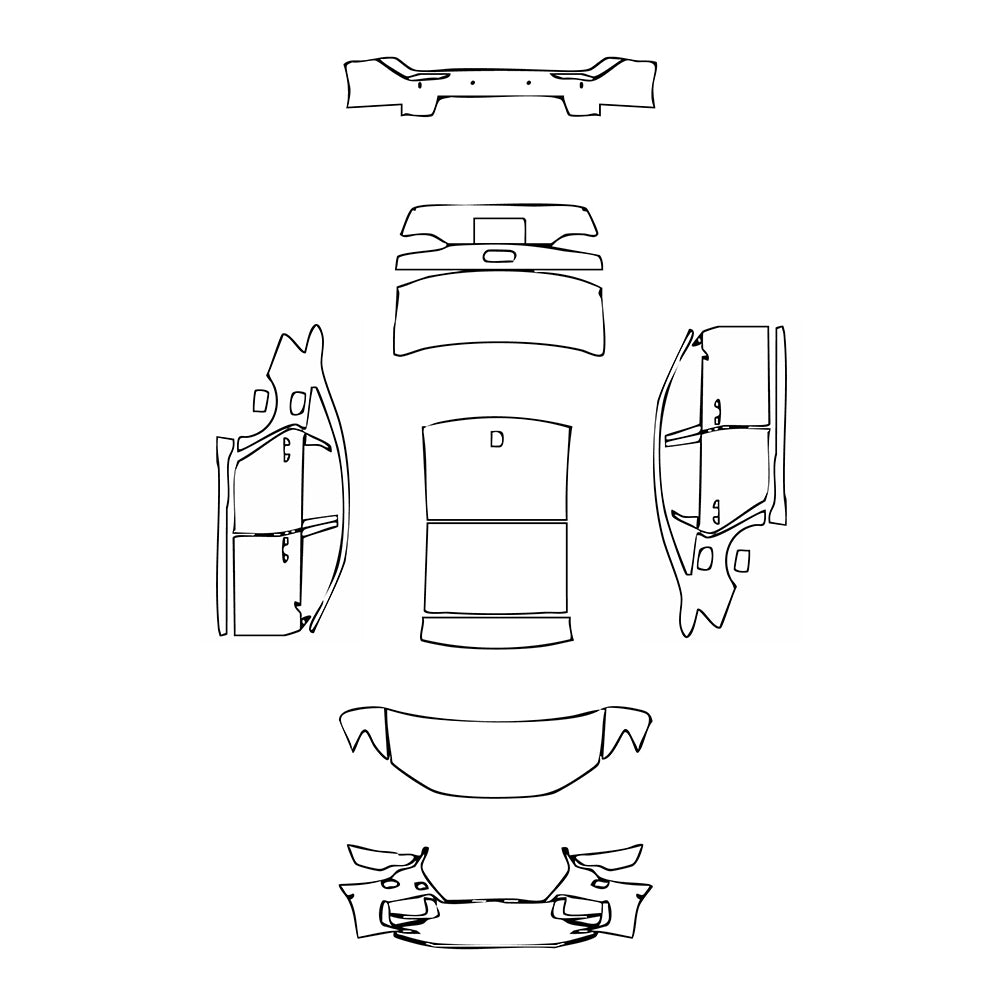 Pre-Cut PPF Audi A6 A6L TFSI e S-Line 2023 - PPF-Kits
