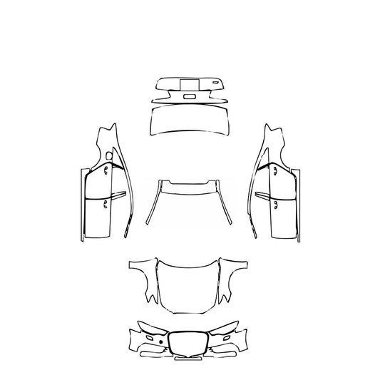Pre-Cut PPF Audi A6 A6 Base 2014 - PPF-Kits