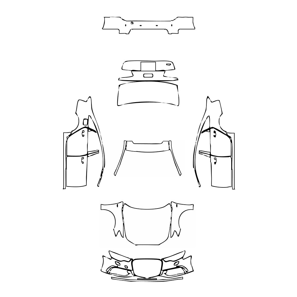 Pre-Cut PPF Audi A6 A6 S-line 2012 - PPF-Kits
