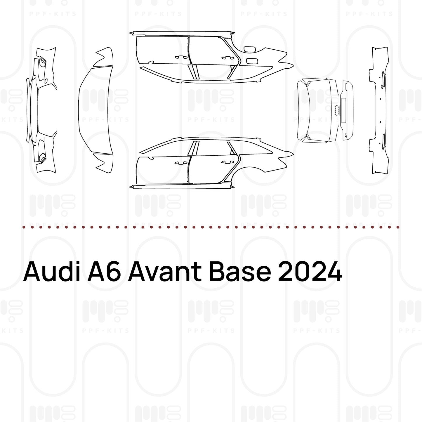 PPF prédécoupé Audi A6 Avant Base 2024