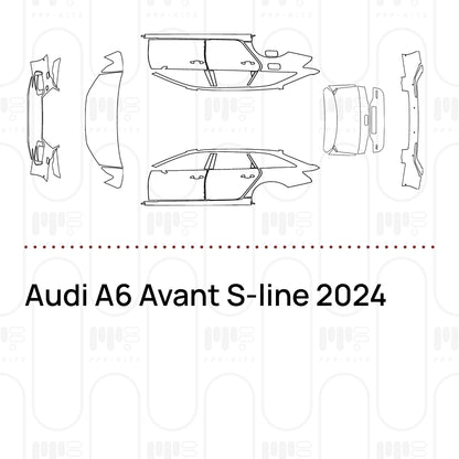 PPF prédécoupé Audi A6 Avant S-line 2024