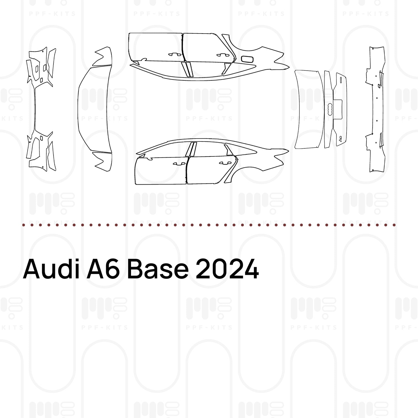 PPF prédécoupé Audi A6 Base 2024
